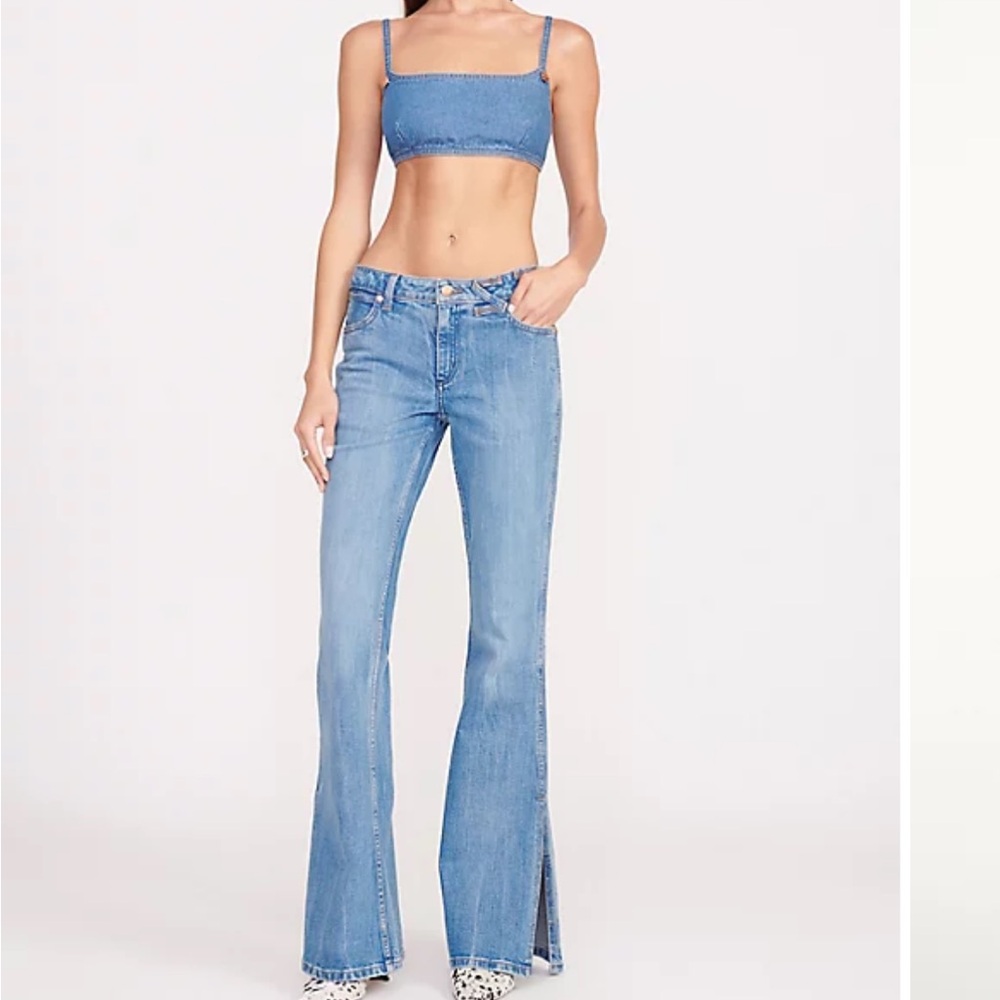 Staud x Wrangler Collaboration Jeans